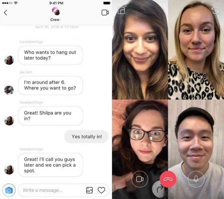 Instagram Video Calling